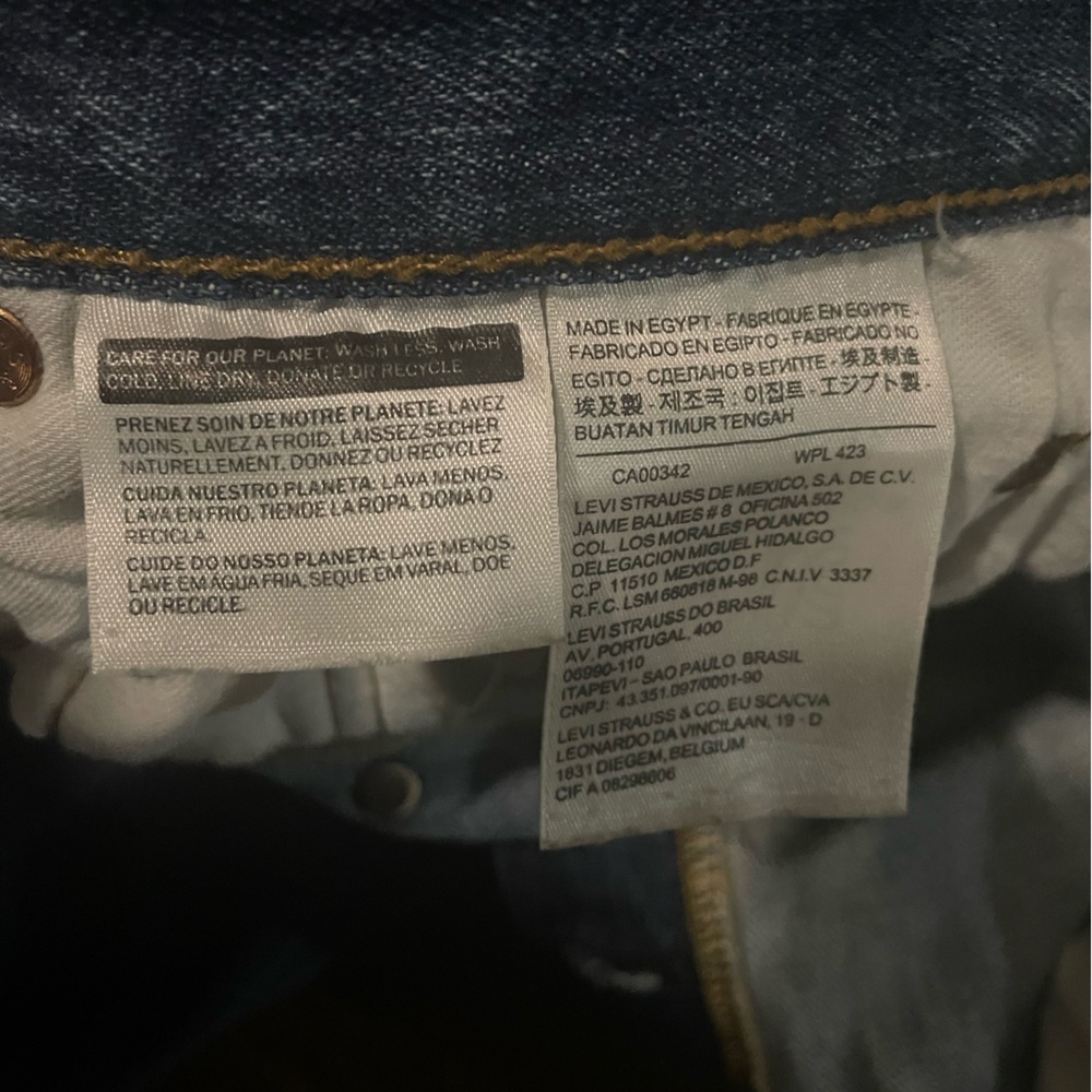 Levi's Men's 501 Classic Denim Jeans 36 x 34 - Picture 5 of 5